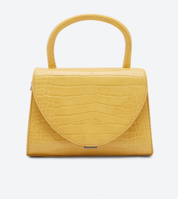 charles and keith yellow bag