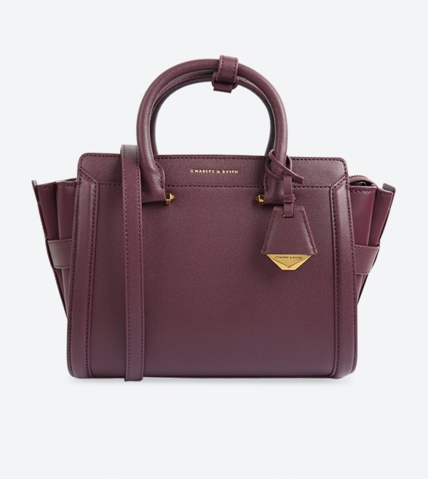 charles and keith trapeze tote bag