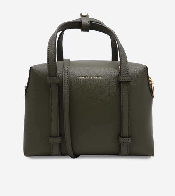 charles and keith olive green bag
