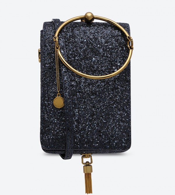 charles and keith circular handle clutch