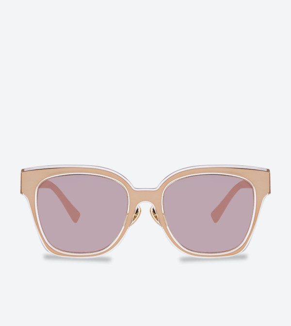 rose gold colored sunglasses