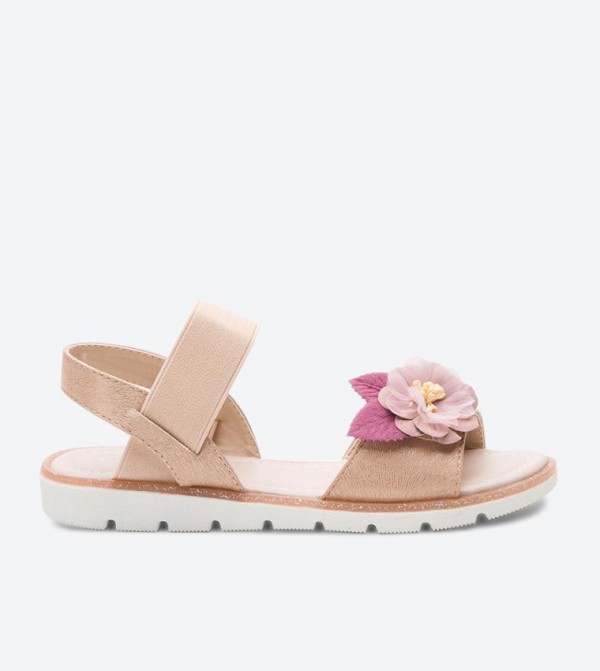 rose colored sandals