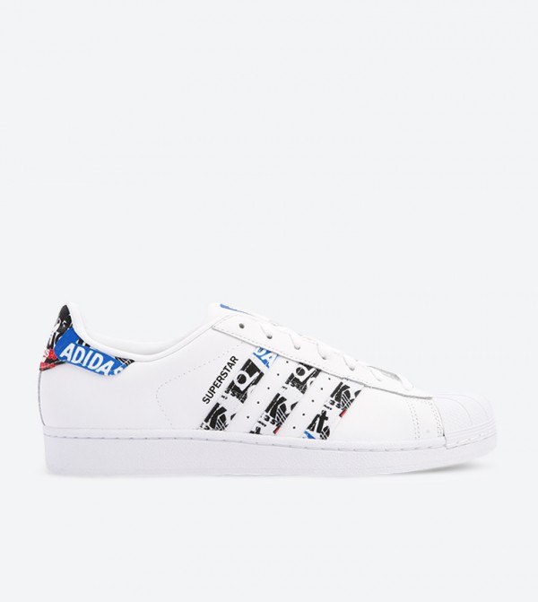 Adidas Superstar Lace-Up Sneakers - White CP9760