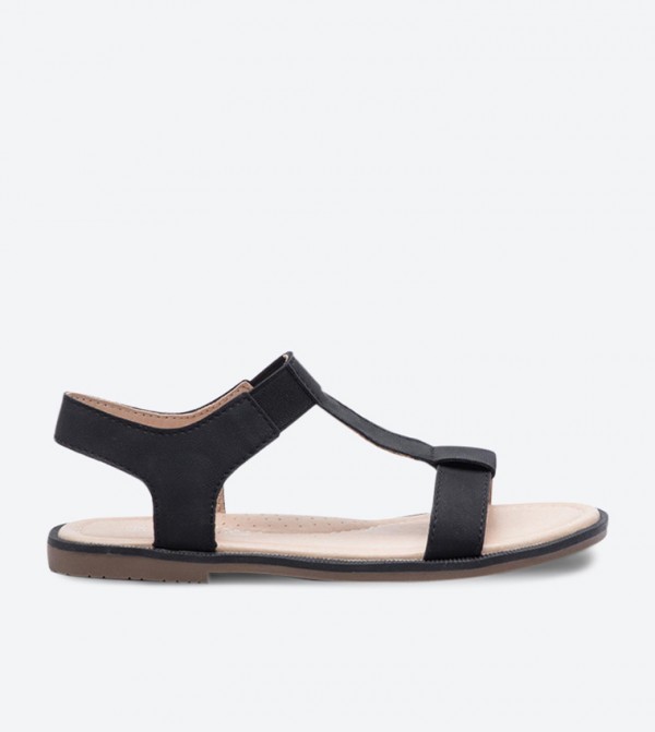 3 strap elastic sandal