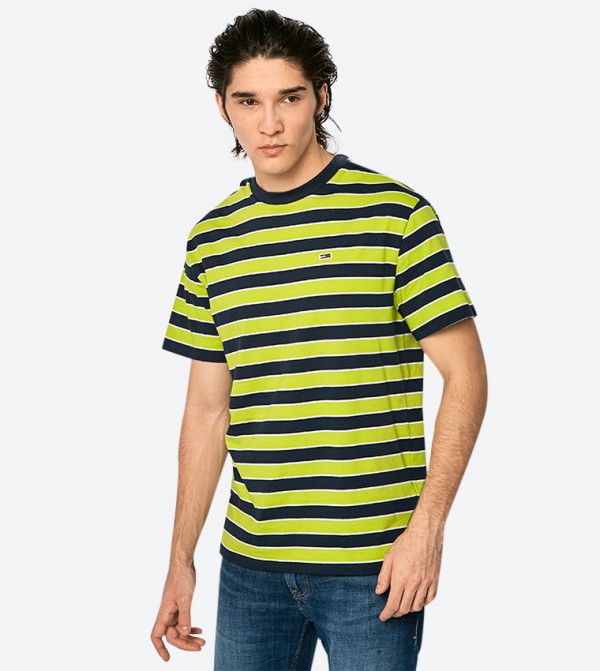 tommy jeans bold stripe shirt