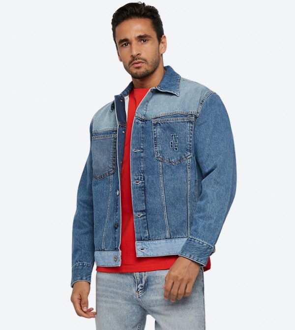 tommy jeans oversized trucker jacket