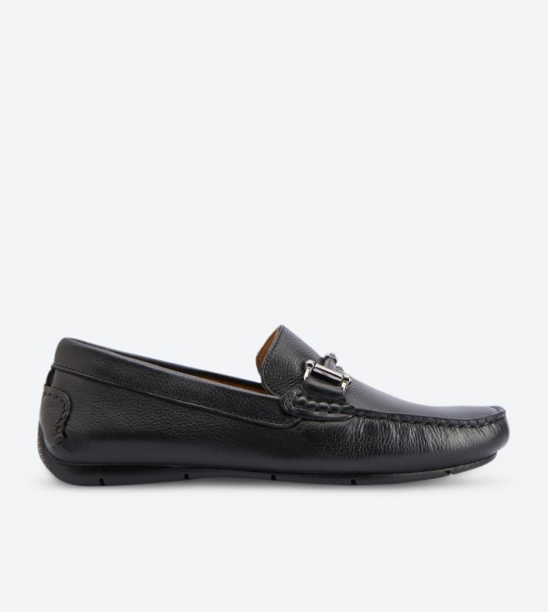 Square Toe Loafers - Black DSW-412548