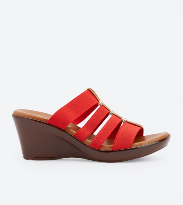 Clover Wedge Sandals Red Dsw 428638
