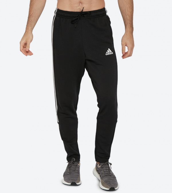 striped drawstring track pants
