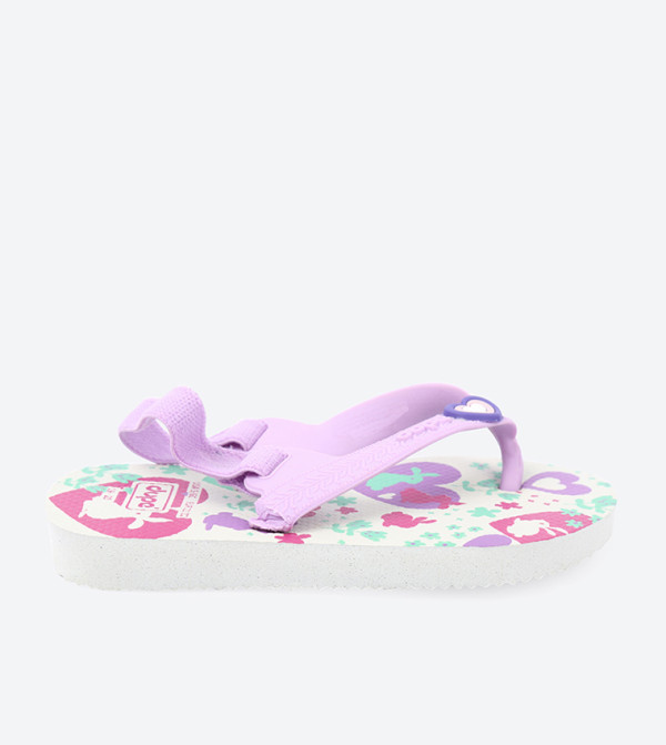 purple baby sandals