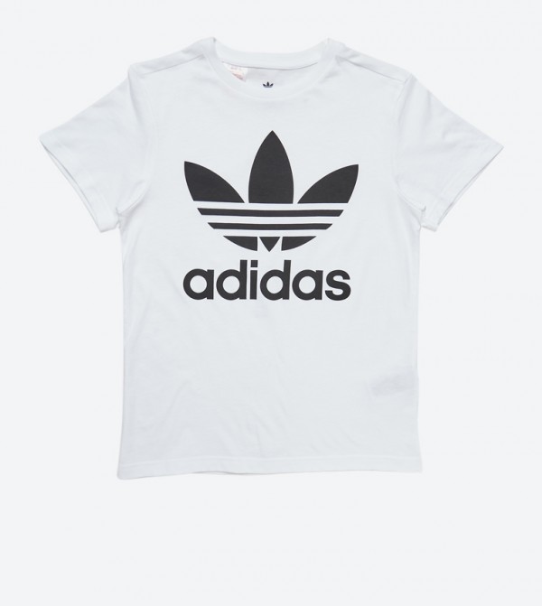 Adidas Originals Trefoil Short Sleeve T-Shirt - White DV2904
