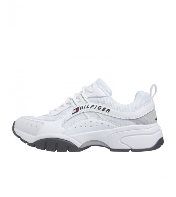 heritage mixed panel trainers