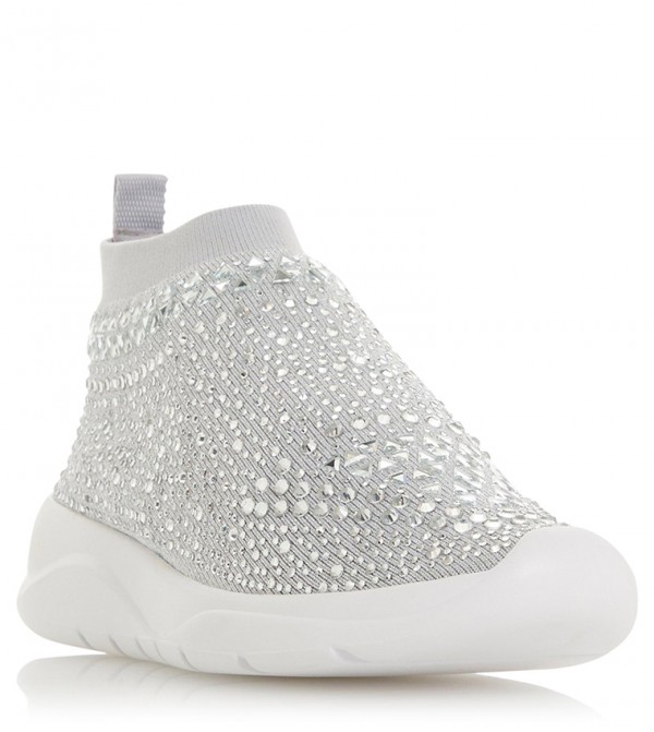 dune sock trainers black