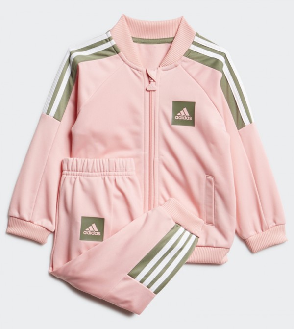 adidas baby pink tracksuit