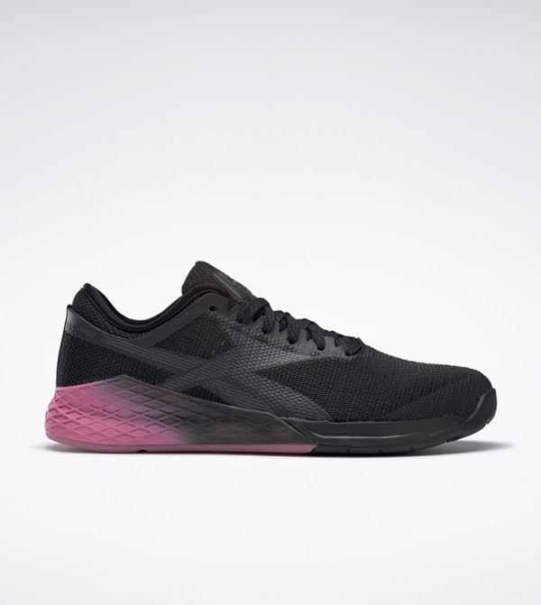 pink and grey reebok