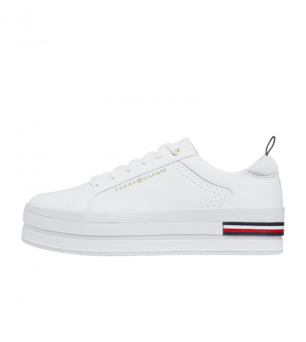 cool logo flatform trainers