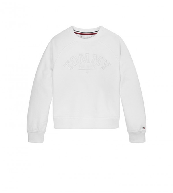 embroidered crew neck sweatshirts