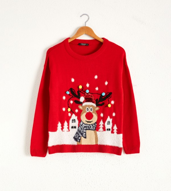 knitwear red