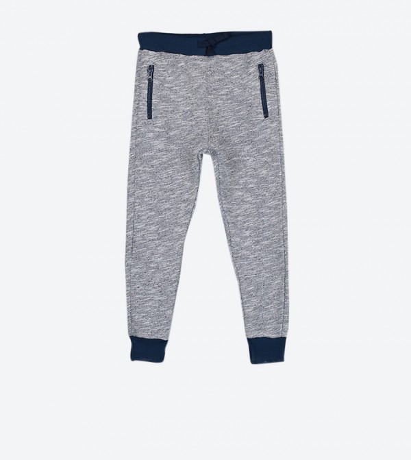 track pants gray