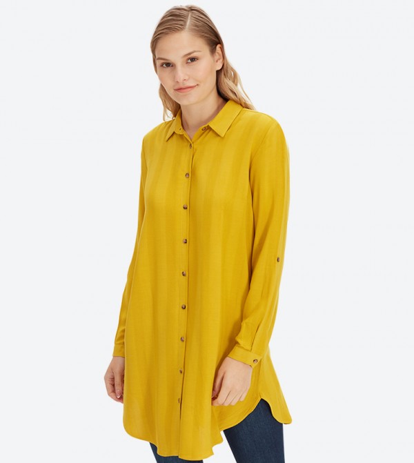 yellow tunic shirt