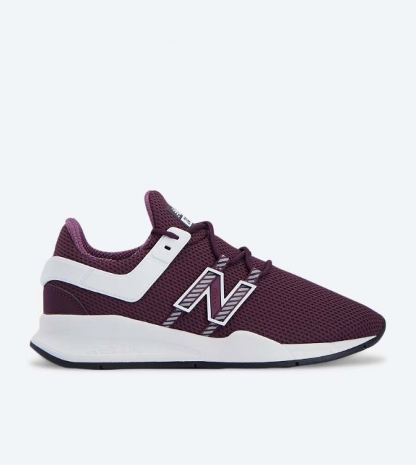 dark purple running shoes