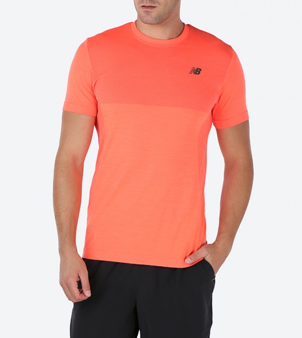 new balance orange t shirt