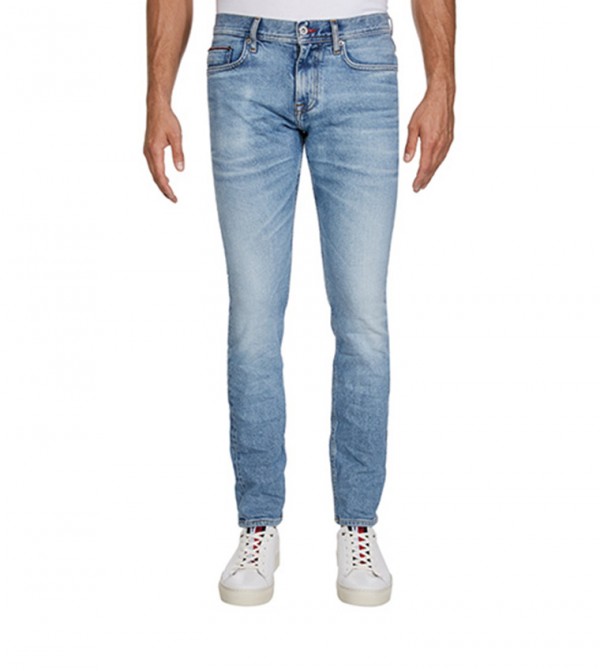 slim cut jeans