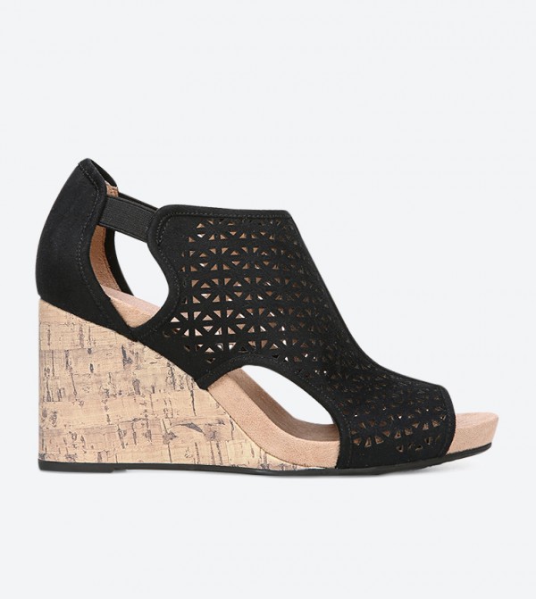 lifestride peep toe wedge