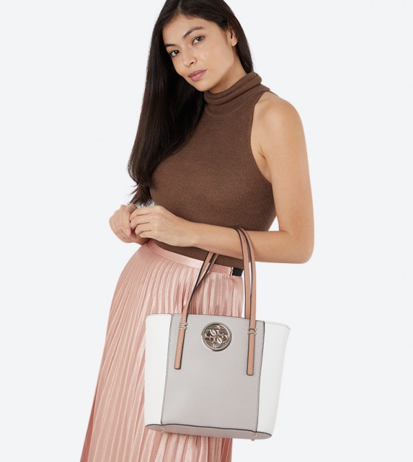 guess open road tote blush