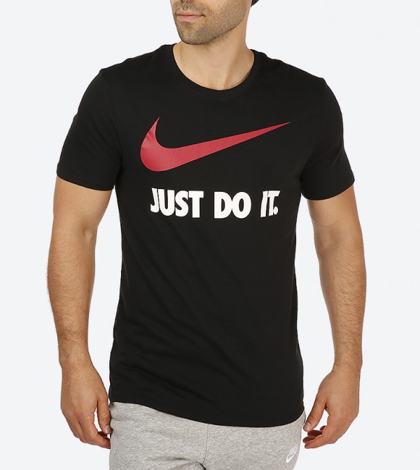 just do it black t shirt