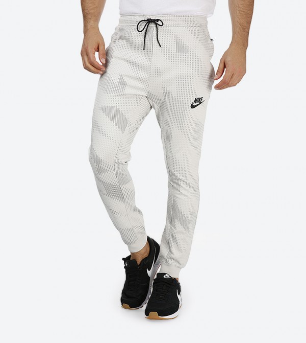 AV15 Fleece Jogger Pants - White