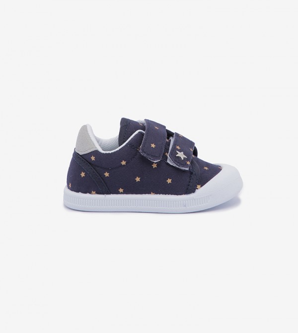 Fabric Casual Shoes For Girls - Navy Blue
