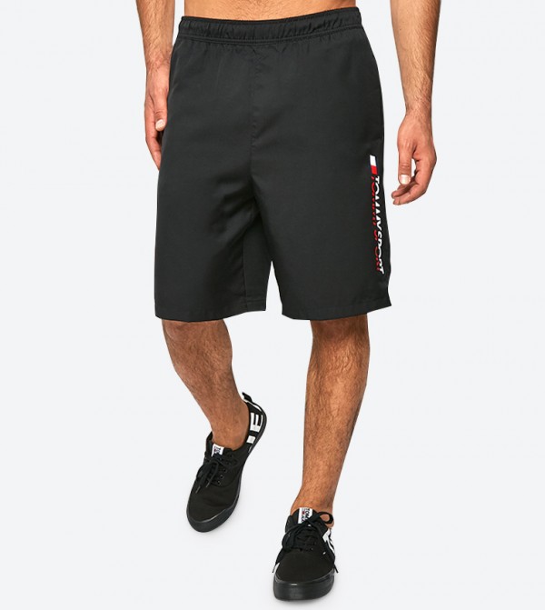 tommy hilfiger shorts black