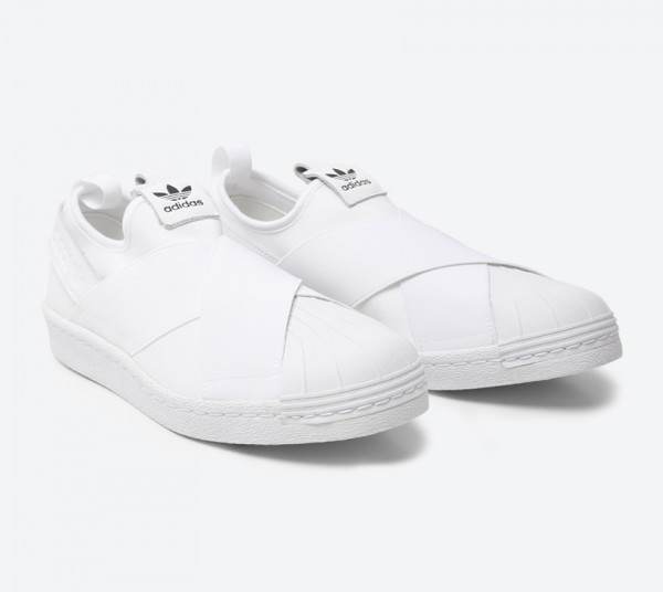 superstar slip on zwart