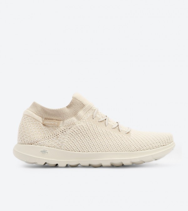 skechers go walk beige