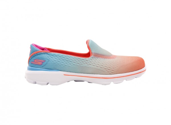 skechers go walk 3 orange