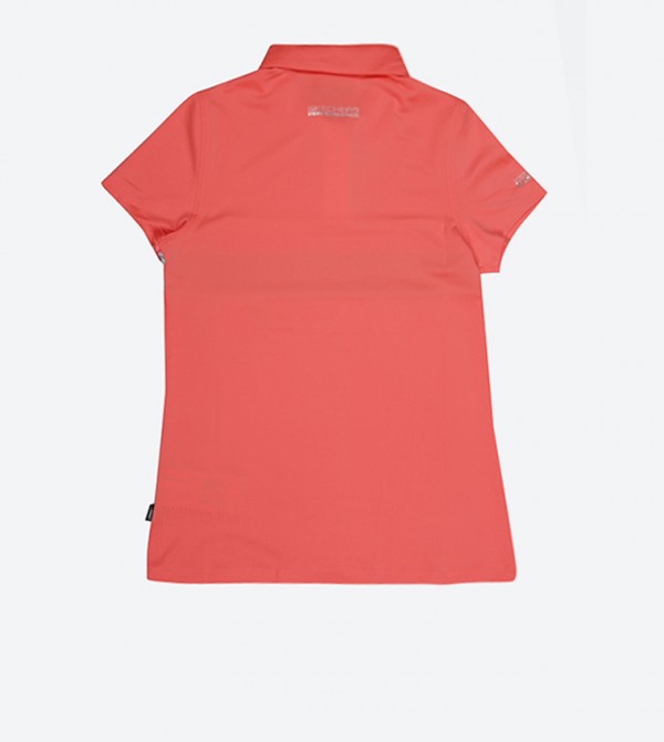 skechers polo shirt red