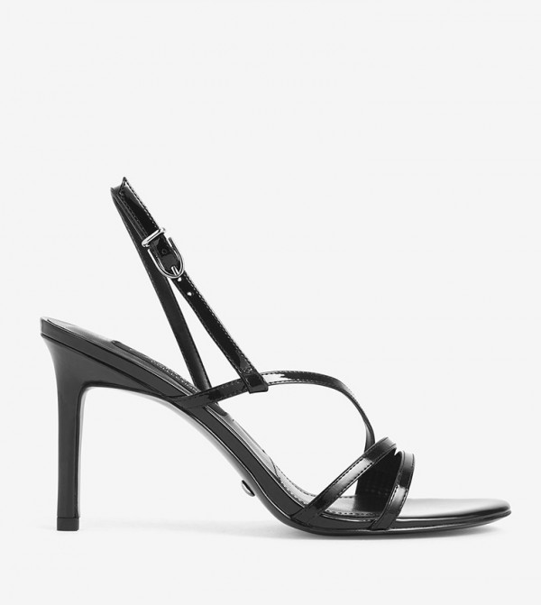 patent leather strappy heels