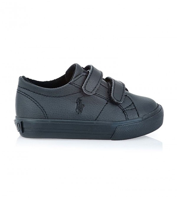 boys black ralph lauren trainers