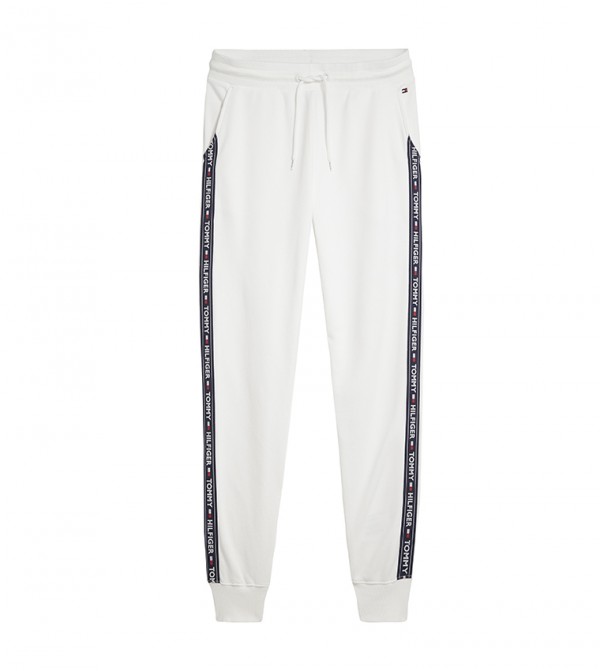 tommy hilfiger repeat logo tape joggers