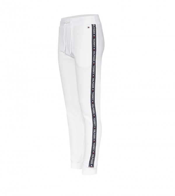 tommy hilfiger logo tape joggers