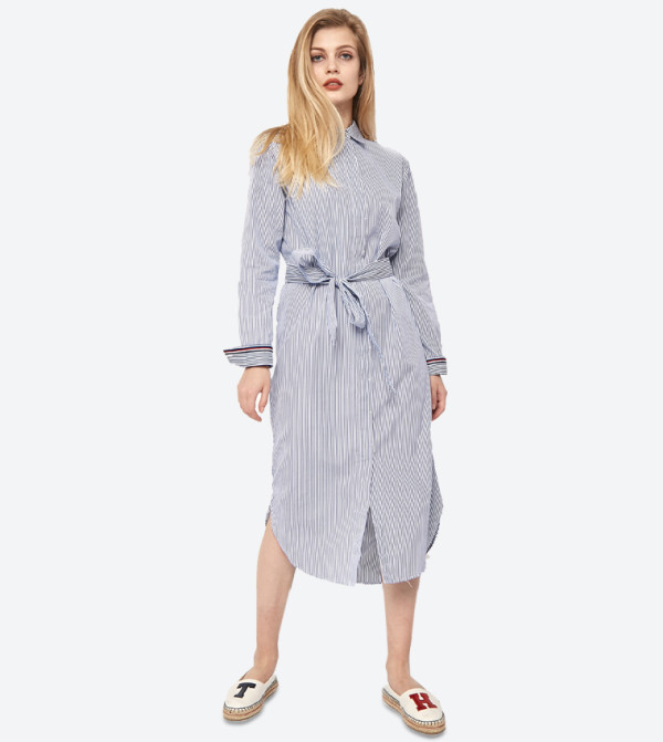 tommy hilfiger essential shirt dress