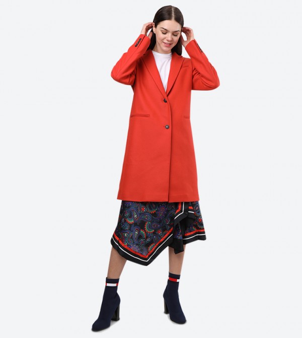 belle wool blend classic coat