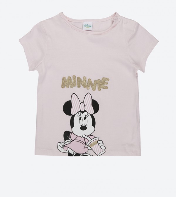 Minnie Mouse Graphic Top Pink Zg 1l10530