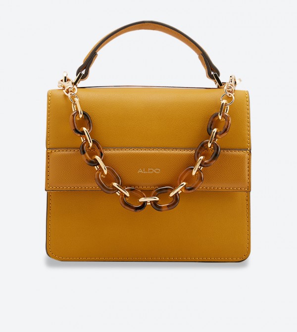 yellow aldo bag