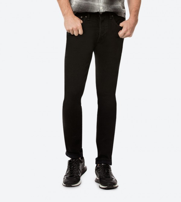 501 skinny black punk