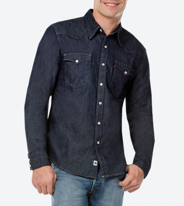 Barstow Western Shirt - Blue - 65816-0115