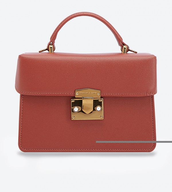 charles and keith classic push lock bag