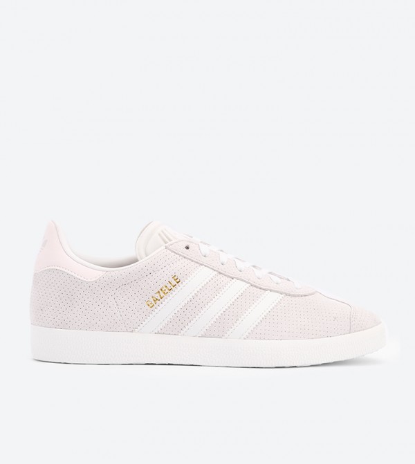 Gazelle Lace-Up Round Toe Sneakers 