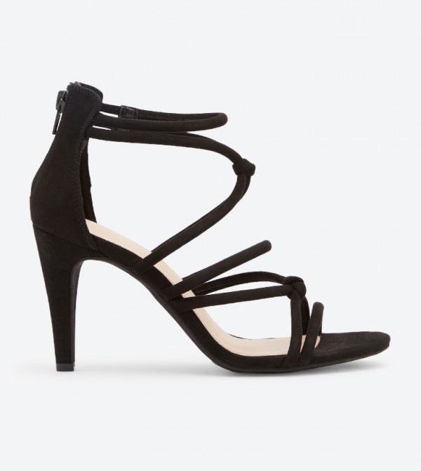 black strappy heels dsw